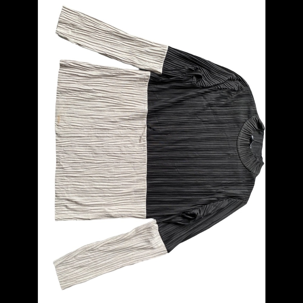 Zara but looks like Issey Miyake blouse size xl but fits like an M